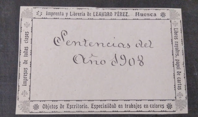 Los Libros de Sentencias de la Audiencia Provincial de Huesca, ya en DARA (1884-1920)